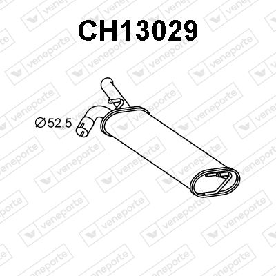 CH13029 VENEPORTE Глушитель выхлопных газов конечный