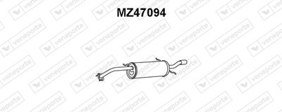 MZ47094 VENEPORTE Глушитель выхлопных газов конечный