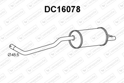 DC16078 VENEPORTE Глушитель выхлопных газов конечный