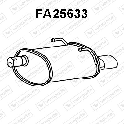 FA25633 VENEPORTE Глушитель выхлопных газов конечный