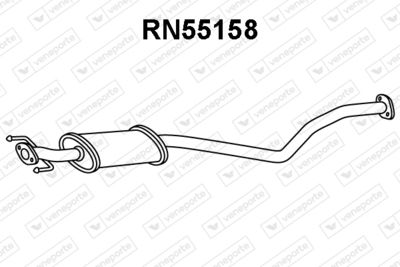 RN55158 VENEPORTE Предглушитель выхлопных газов