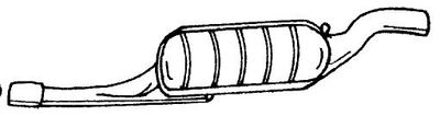 12621 SIGAM Глушитель выхлопных газов конечный