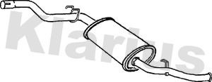 240470 KLARIUS Глушитель выхлопных газов конечный
