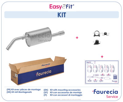 FS15770 Faurecia Глушитель выхлопных газов конечный