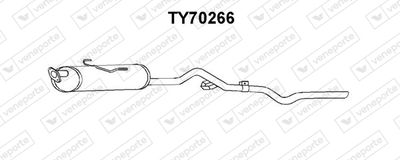 TY70266 VENEPORTE Глушитель выхлопных газов конечный
