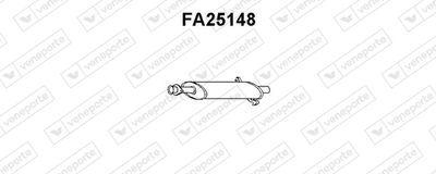 FA25148 VENEPORTE Средний глушитель выхлопных газов