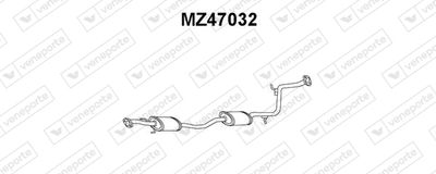 MZ47032 VENEPORTE Предглушитель выхлопных газов