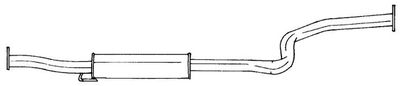 65441 SIGAM Средний глушитель выхлопных газов