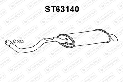 ST63140 VENEPORTE Глушитель выхлопных газов конечный