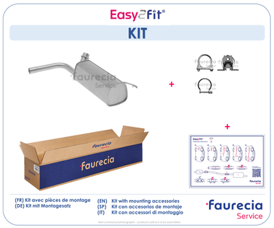 FS15730 Faurecia Глушитель выхлопных газов конечный