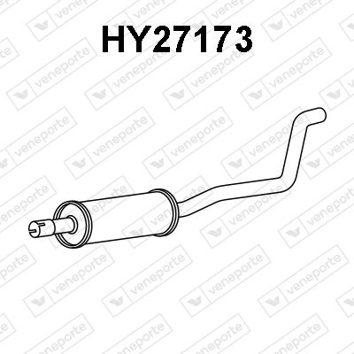 HY27173 VENEPORTE Предглушитель выхлопных газов