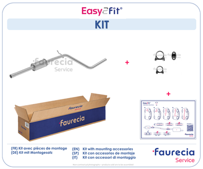 FS16028 Faurecia Предглушитель выхлопных газов