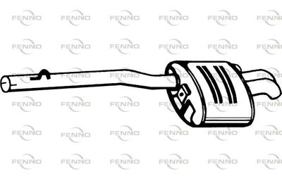 P1437 FENNO Глушитель выхлопных газов конечный