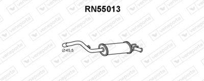 RN55013 VENEPORTE Глушитель выхлопных газов конечный
