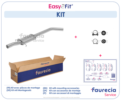 FS55676 Faurecia Глушитель выхлопных газов конечный