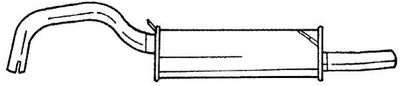 53623 SIGAM Глушитель выхлопных газов конечный