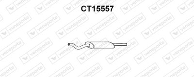 CT15557 VENEPORTE Предглушитель выхлопных газов