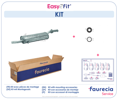 FS25207 Faurecia Глушитель выхлопных газов конечный