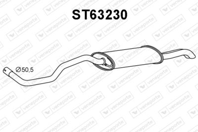 ST63230 VENEPORTE Глушитель выхлопных газов конечный