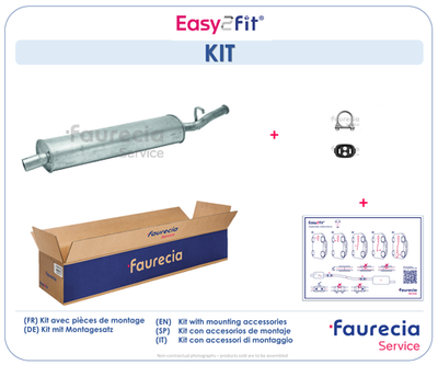 FS25366 Faurecia Глушитель выхлопных газов конечный