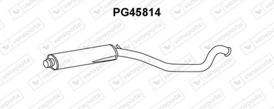 PG45814 VENEPORTE Предглушитель выхлопных газов