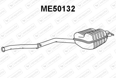 ME50132 VENEPORTE Глушитель выхлопных газов конечный