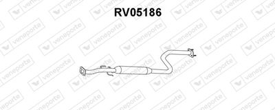 RV05186 VENEPORTE Средний глушитель выхлопных газов