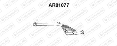 AR01077 VENEPORTE Средний глушитель выхлопных газов