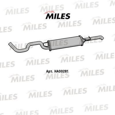 HA00281 MILES Глушитель выхлопных газов конечный