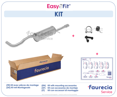 FS03134 Faurecia Глушитель выхлопных газов конечный