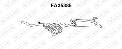 FA25385 VENEPORTE Глушитель выхлопных газов конечный