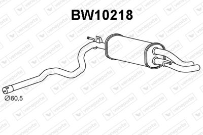 BW10218 VENEPORTE Глушитель выхлопных газов конечный