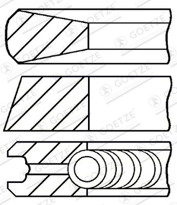 WG1736119 WILMINK GROUP Комплект поршневых колец