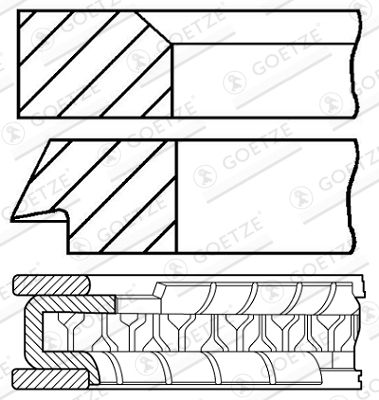 WG1187085 WILMINK GROUP Комплект поршневых колец