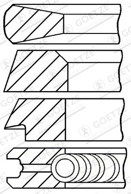 WG1096290 WILMINK GROUP Комплект поршневых колец