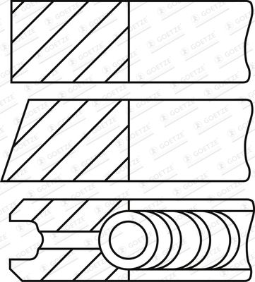 WG2202084 WILMINK GROUP Комплект поршневых колец