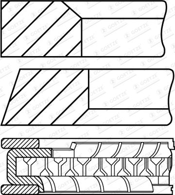 WG2294329 WILMINK GROUP Комплект поршневых колец