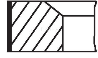 03959V0 MAHLE Комплект поршневых колец