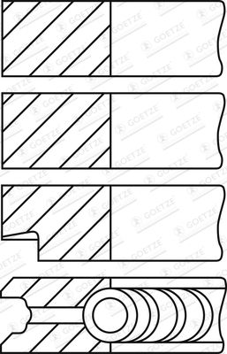 WG1187701 WILMINK GROUP Комплект поршневых колец