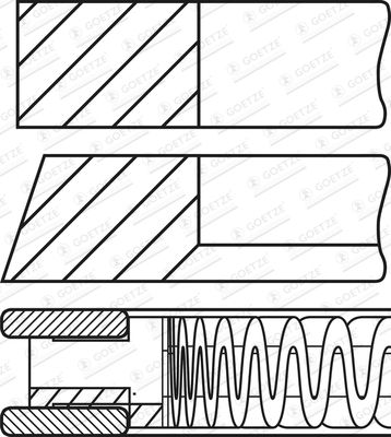 WG2046381 WILMINK GROUP Комплект поршневых колец