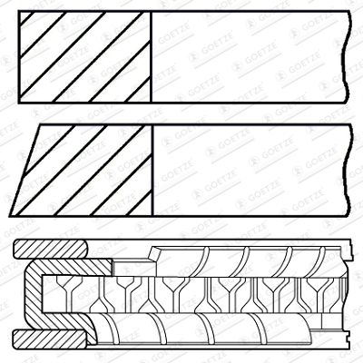 WG1939036 WILMINK GROUP Комплект поршневых колец