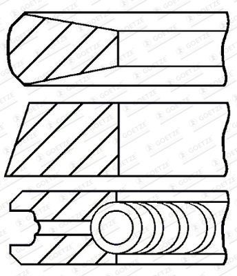 WG1186738 WILMINK GROUP Комплект поршневых колец