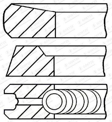 WG1938967 WILMINK GROUP Комплект поршневых колец