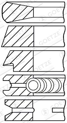 WG1096555 WILMINK GROUP Комплект поршневых колец