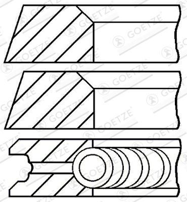 WG1187296 WILMINK GROUP Комплект поршневых колец