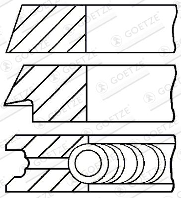 WG1096387 WILMINK GROUP Комплект поршневых колец