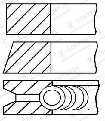 WG1096515 WILMINK GROUP Комплект поршневых колец