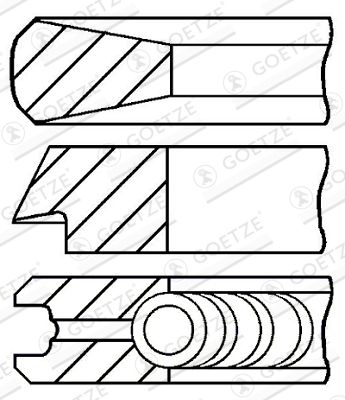 WG1096208 WILMINK GROUP Комплект поршневых колец