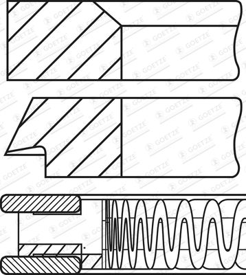 WG2202080 WILMINK GROUP Комплект поршневых колец