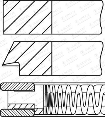 WG2046400 WILMINK GROUP Комплект поршневых колец